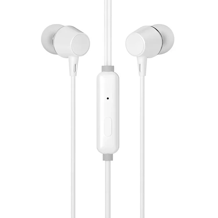 HP DHE-7000 Stereo In-Earphone w/Mic for PCs 3.5mm (White)