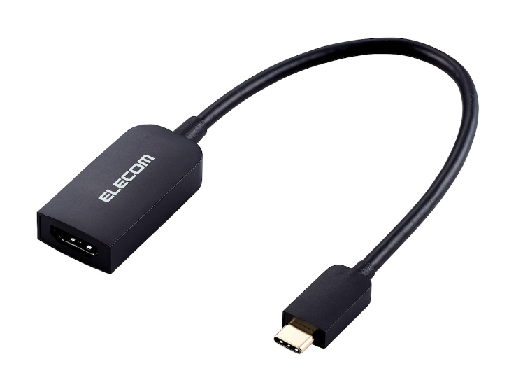 Elecom USB-C to HDMI Adapter #AD-CHDMiQbK2