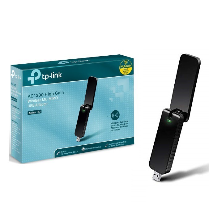 TP-Link Archer T4U AC1300 Wireless DualBand USB Adapter