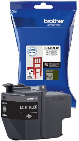 Brother LC3619XL Black Ink Cartridges (High Capacity)