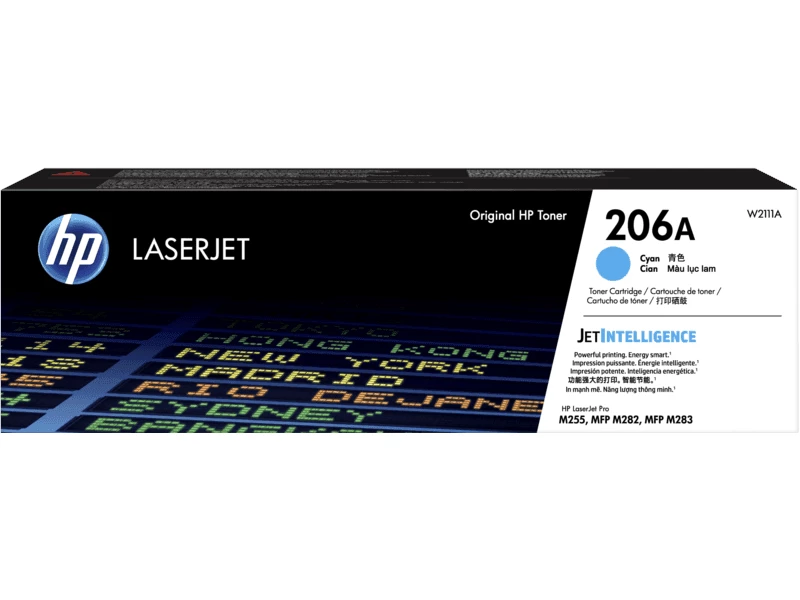 HP 206A Cyan Toner Cartridge #W2111a