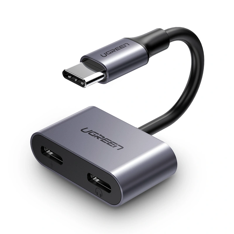 Ugreen CM232 Usb-C to Usb-C 充電+耳機轉換器 #60165