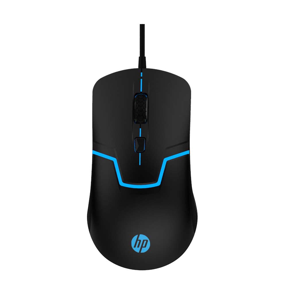HP m100 Gaming Corded Mouse - Usb (Black)