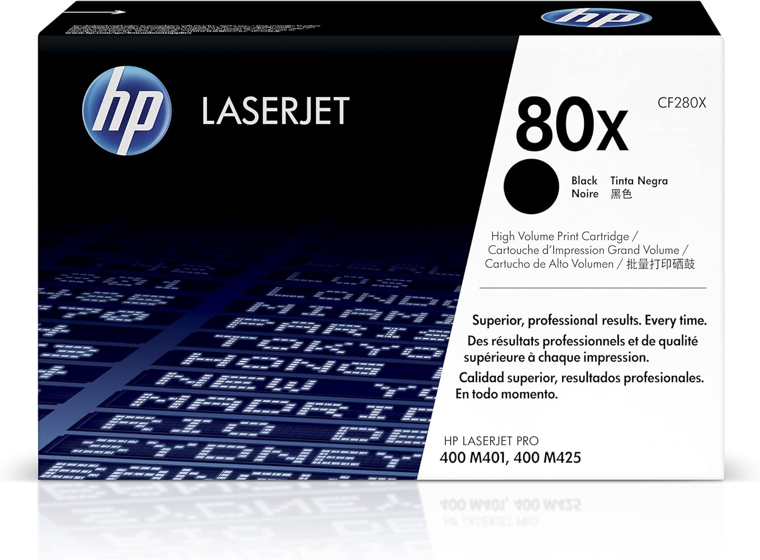 HP 80X Black Toner Cartridge (High Capacity) #CF280x