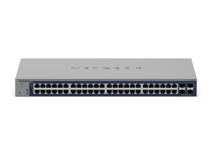Netgear 48port Gigabit Web Managed Network Switch w/4x10GbE_SFP #GS752TXv3