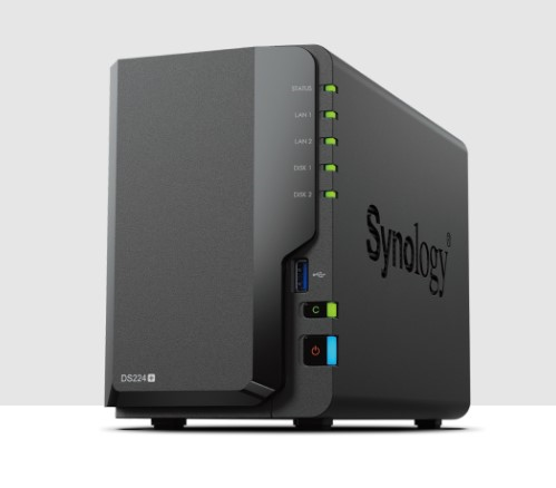 Synology DS224+ 2-bay Celeron 2Gb NAS w/1xGiga 2xUsb3.x