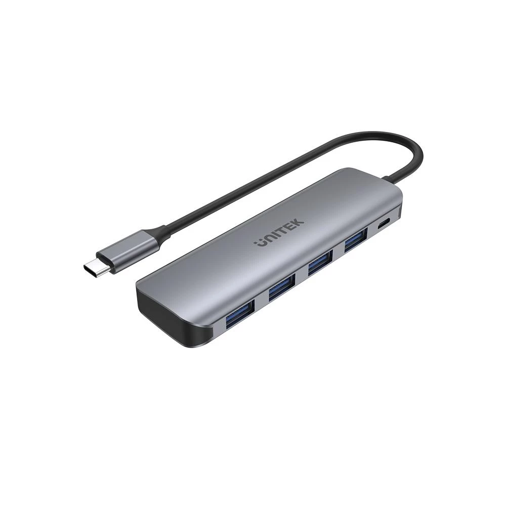 Unitek  uHUB P5+ 4 Ports Powered USB-C Hub #H1107A