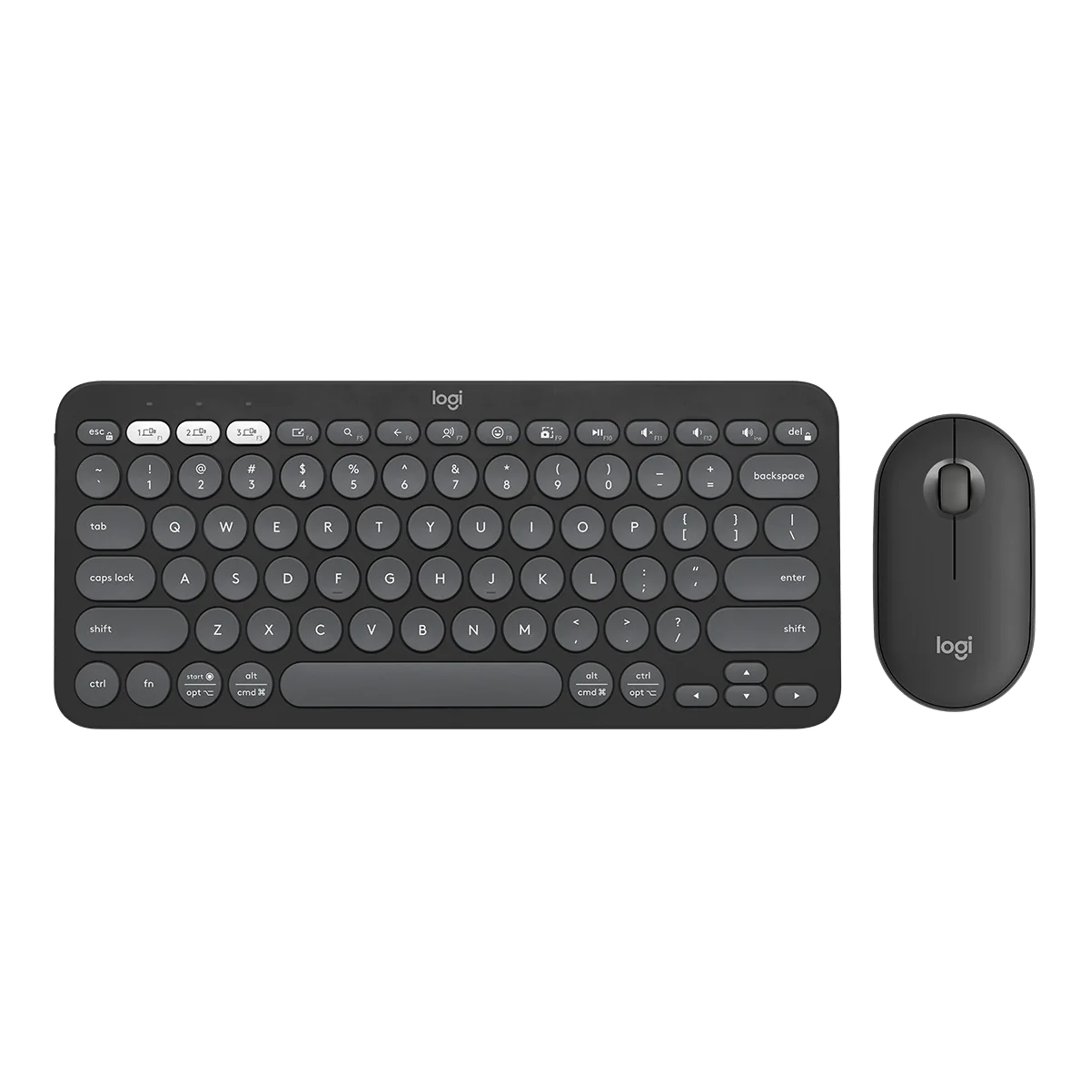 Logitech Pebble 2 Combo 無線纖薄鍵鼠套裝 (黑色) #920-012187