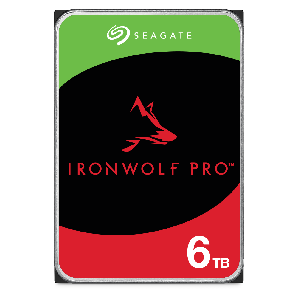 Seagate ironWolf-Pro 6Tb SATA HDD -256Mb 7200rpm 3.5" NAS #sT6000NT001