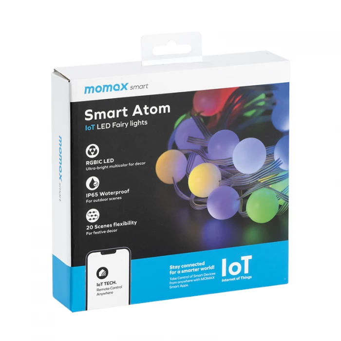 MOMAX Smart Atom IoT 智能幻彩圓球燈串 #IB10S