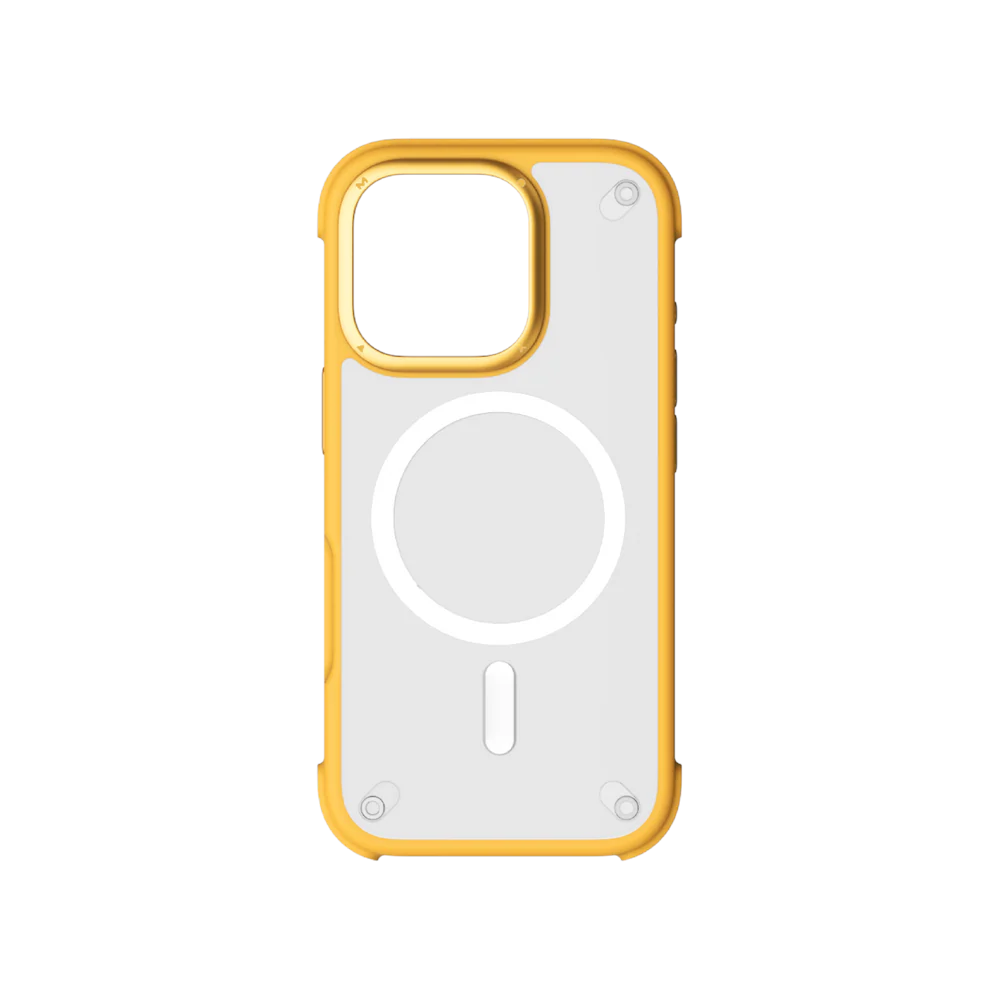 MOMAX CaseFORM Air iPhone 16_Pro Magnetic Case (Yellow) #MUAP24MY