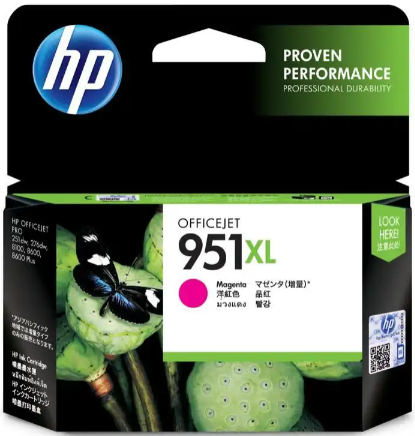 HP 951XL High Yield Magenta Ink Cartridge #CN047aa