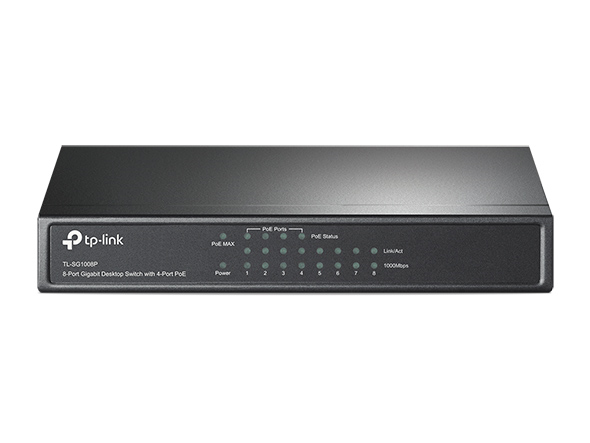 TP-Link TL-sg1008P 8port Gigabit Switch 網絡交換器 PoE供電 #1760500153