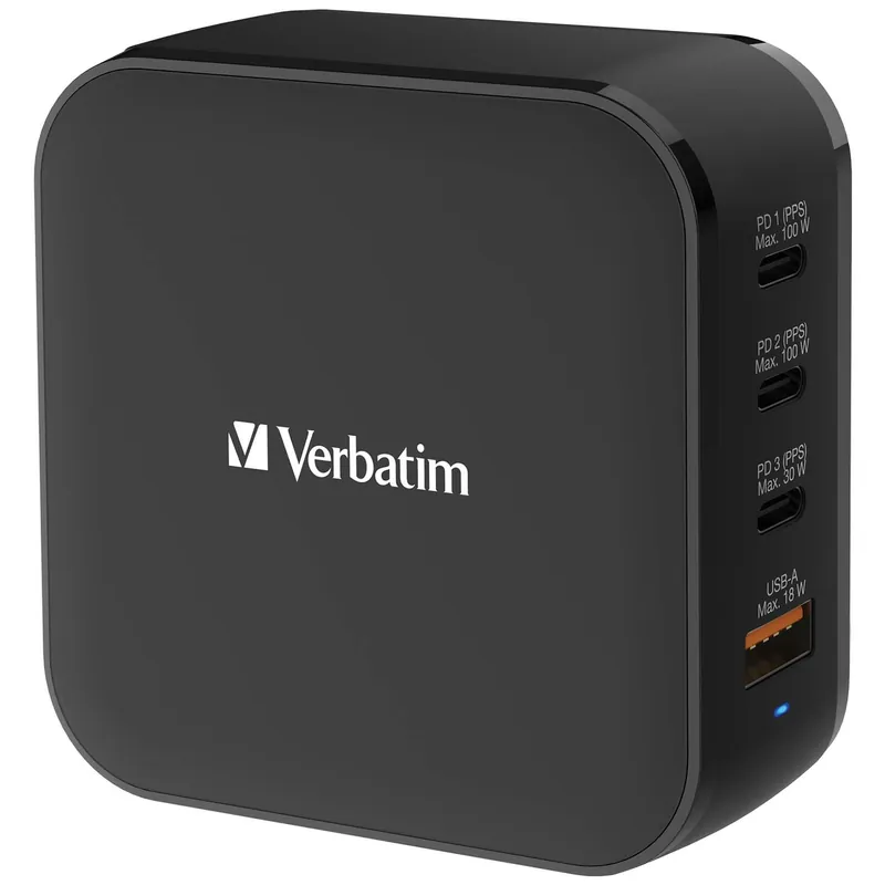 Verbatim GaN Usb 150W PD & QC 3.0 充電器 #66910