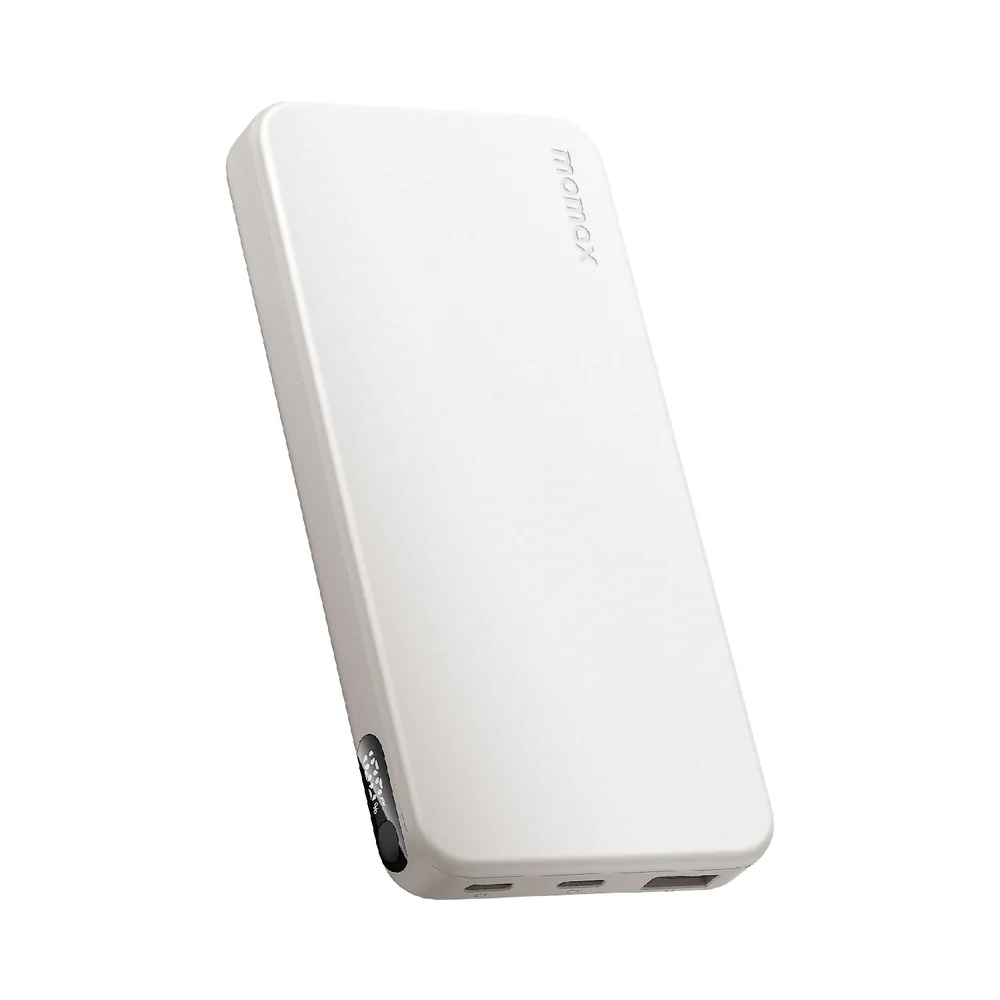 MOMAX 1-Power Vital QC3.0+PD 20W 10000mAh 行動電源 (白色) #IP155W (CCC Cert.)