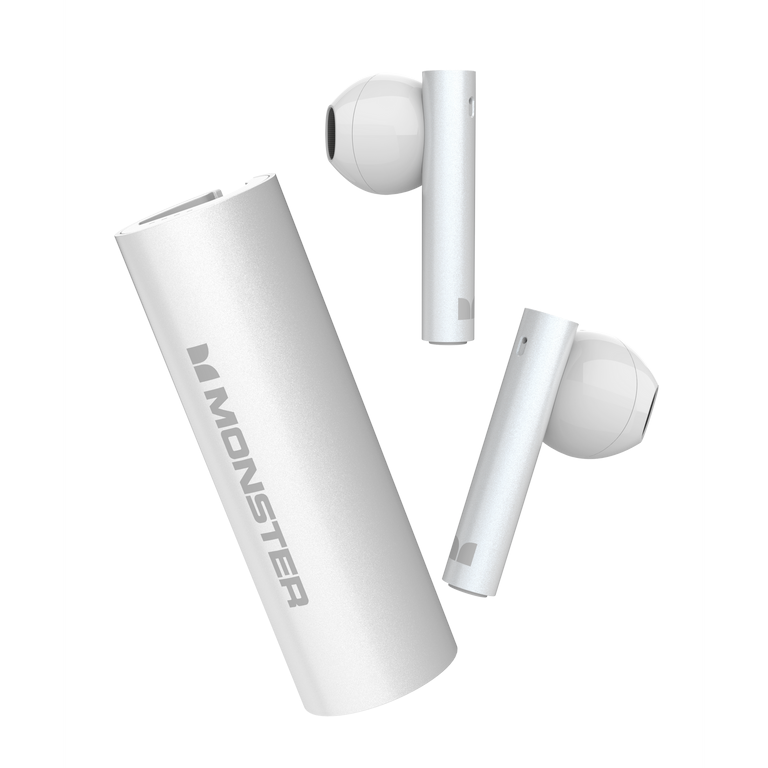 Monster GT11 MKII EarBud-Earphone Bluetooth v5.x TWS (White)