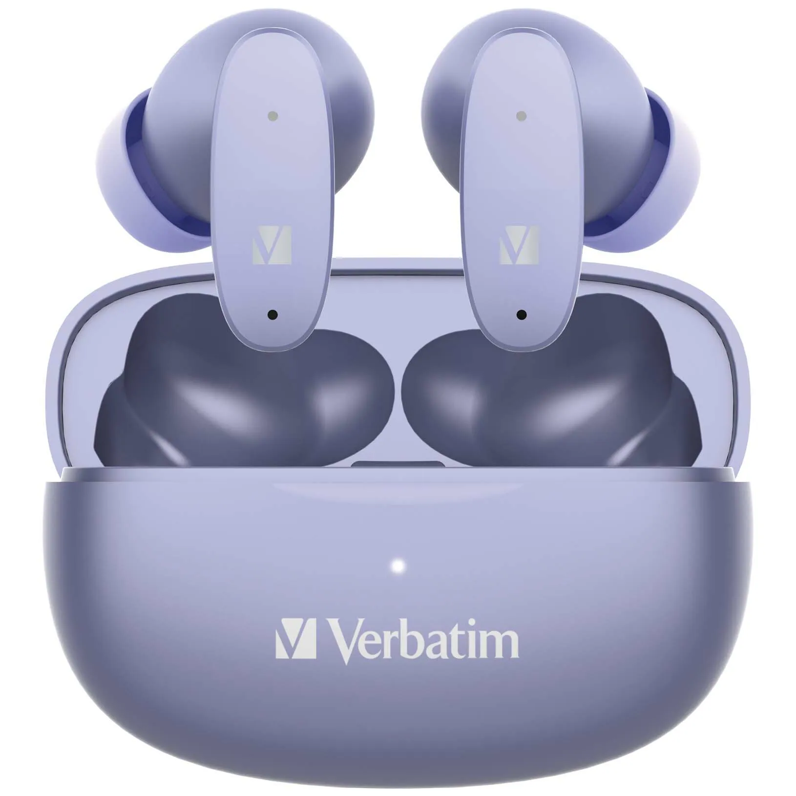 Verbatim True Wireless Stereo EarBud-Earphone - BT w/Mic ENC (Purple) #66858