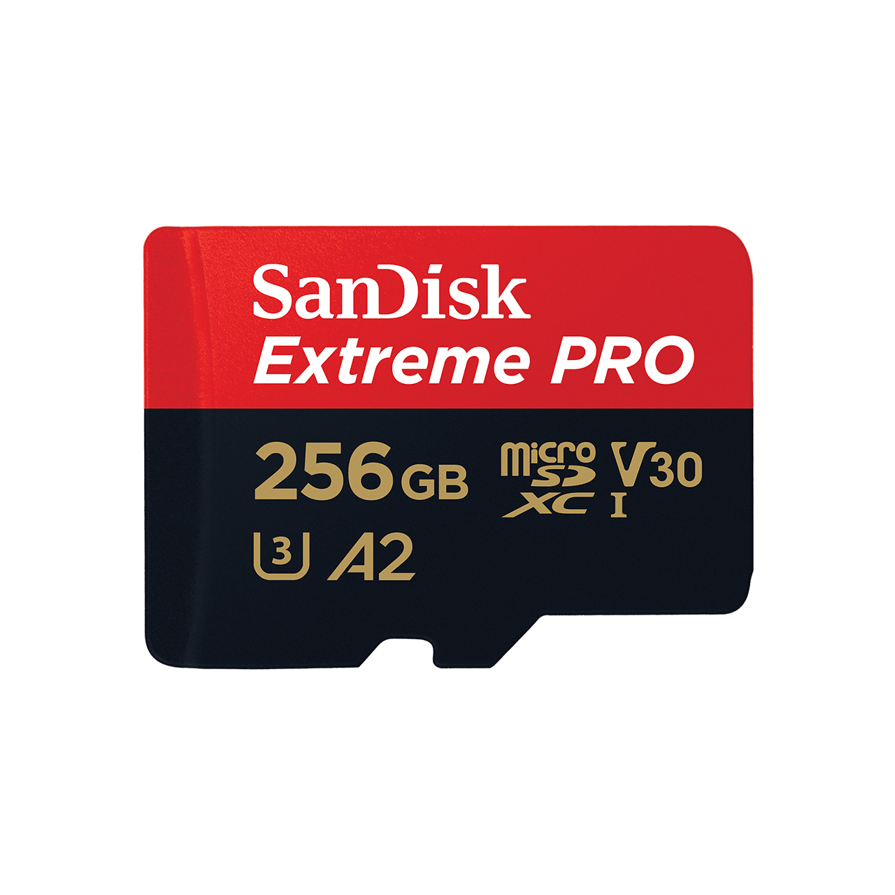 Sandisk Extreme Pro A2 256Gb MicroSDXC UHS-I Card w/Adapter
