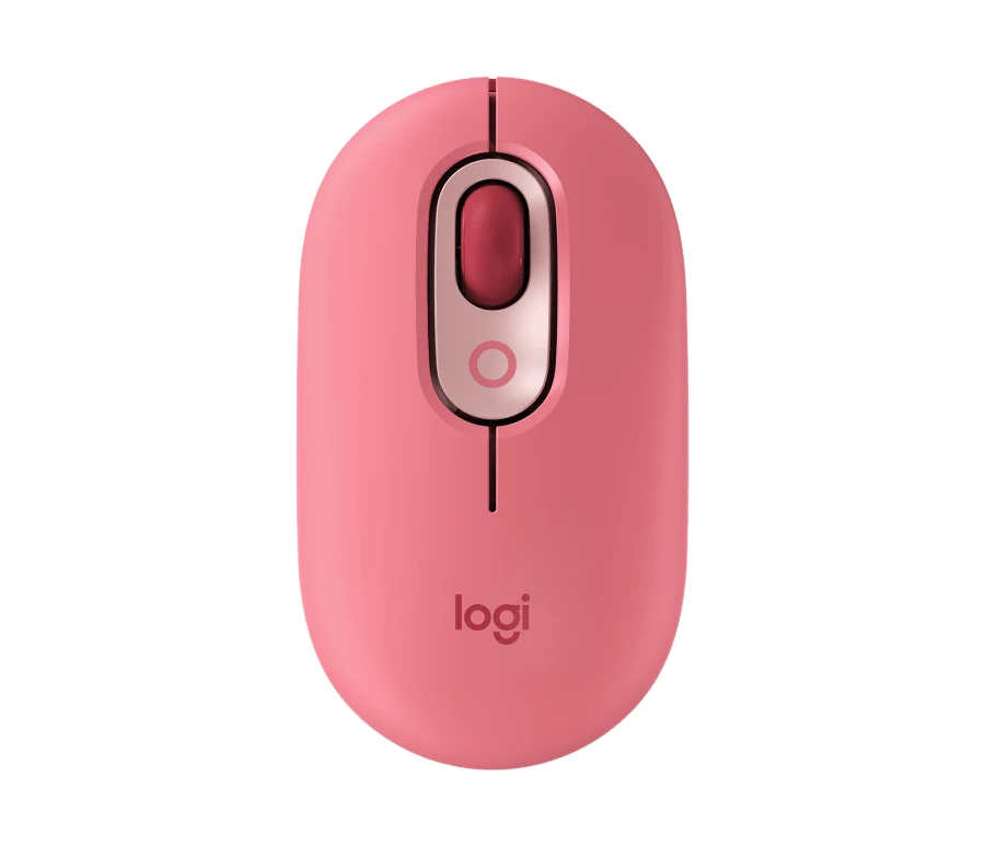 Logitech POP MOUSE Wireless Bluetooth Mouse (Heartbreaker)