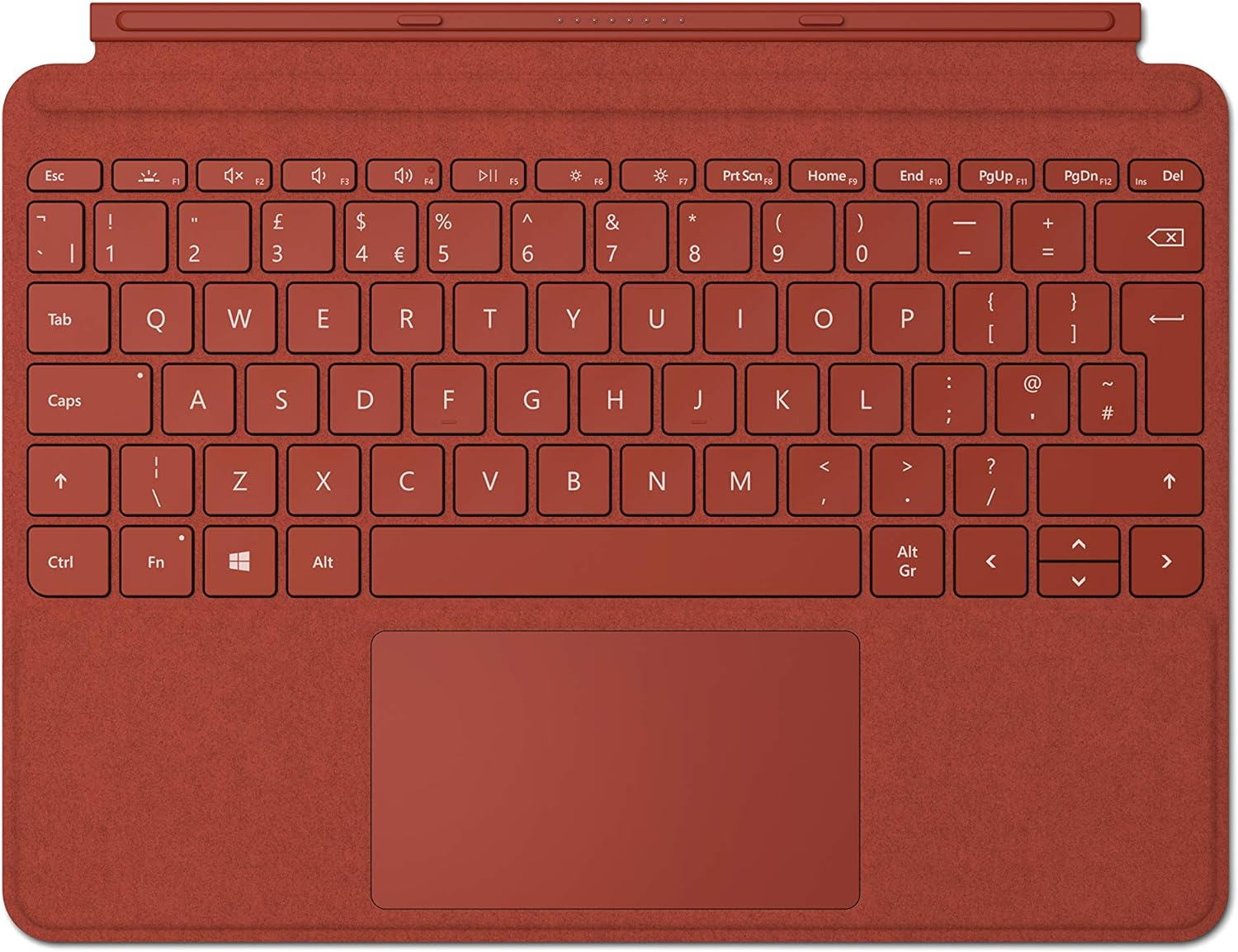 Microsoft Surface Go Signature Chinese Type Keyboard Cover (Poppy Red) #KCT-00078
