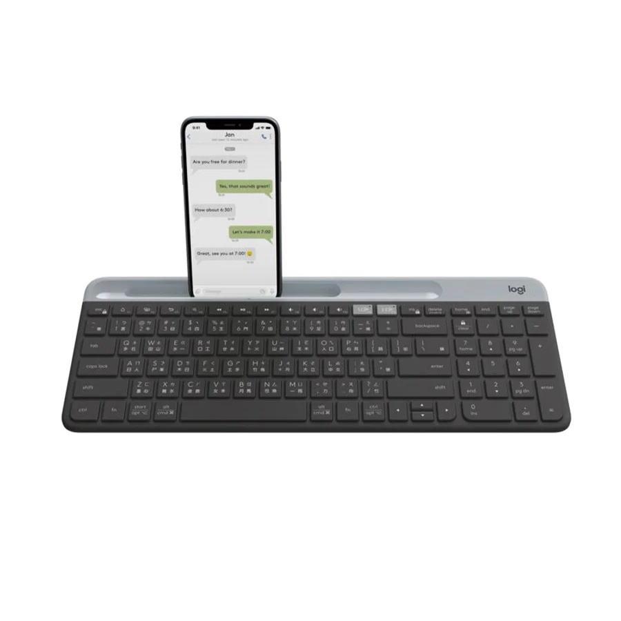 Logitech K580 Chinese Wireless Keyboard - Usb+BT (Multi-Device) (Graphite) #920-009212