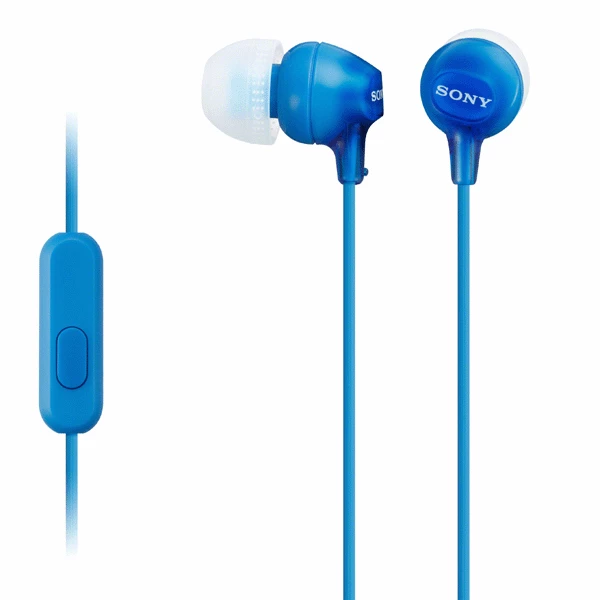 Sony MDR-EX15AP 入耳式立體聲耳機 (藍色)