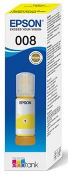 Epson 008 黃色原廠墨水瓶 #C13T06g400