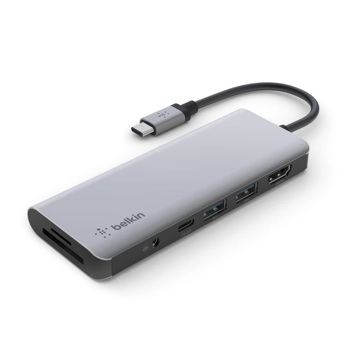 Belkin USB-C 7 合 1 多媒體集線器 #AVC009btSGY