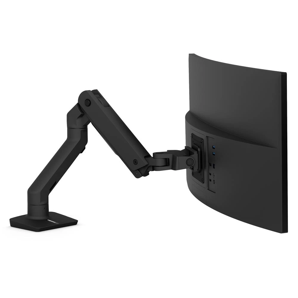 Ergotron HX Desk Heavy Duty Monitor Arm (Black) #45-475-224