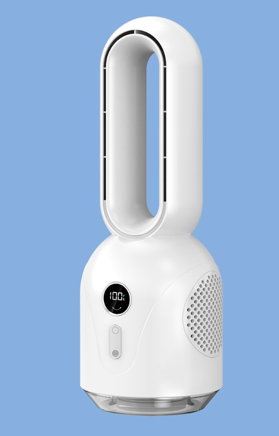 Deripus X40 無葉加濕 Desktop桌面 Cooling Fan Usb w/Rechargeable Battery (White) #2000001779