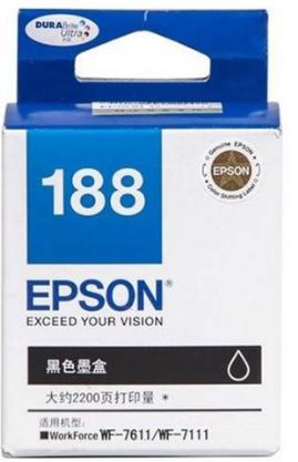 Epson 188 黑色原廠墨水盒 (高用量) #T188183