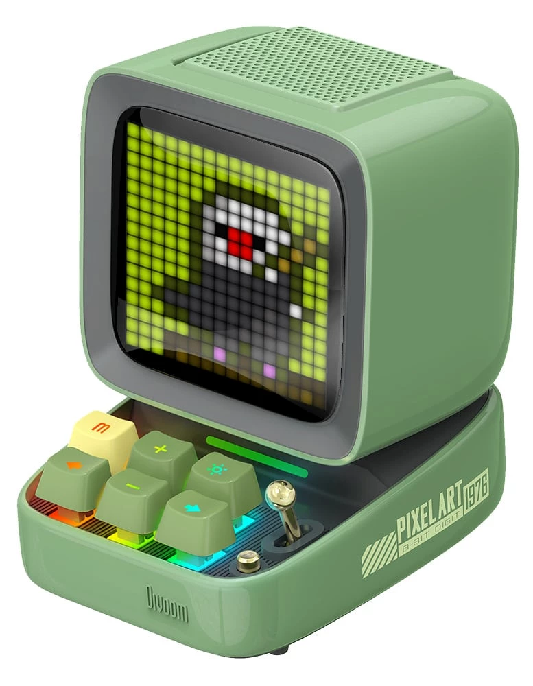 Divoom Ditoo Pro Retro Pixel Art Bluetooth Speaker (Green) #Ditoo-Pro-Green