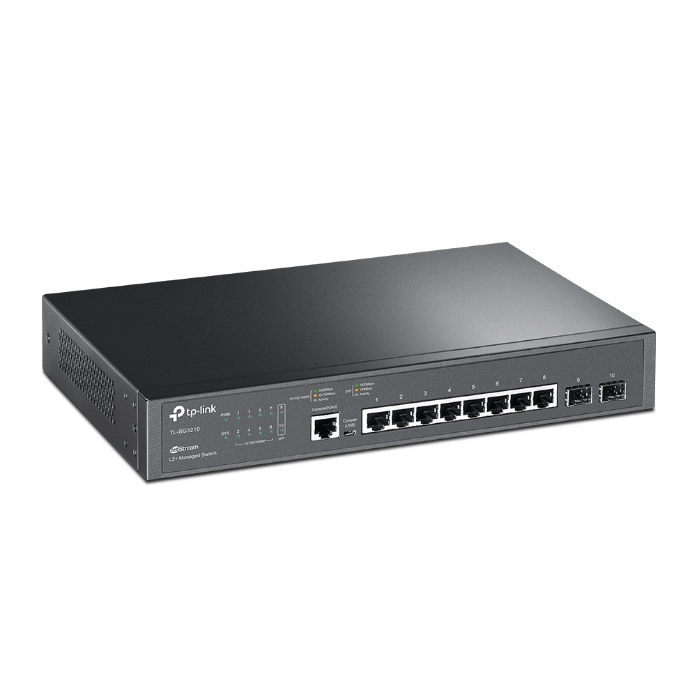 TP-Link Omada sg3210 8port Gigabit Managed Network Switch w/2xSFP #1733502046