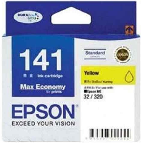 Epson 141 黃色原廠墨水盒 #T141483