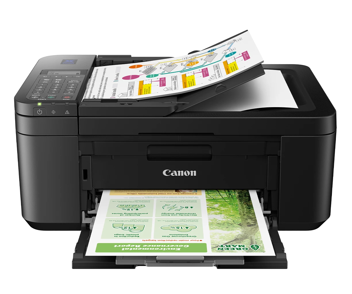 Canon Pixma E4570 4in1 Wireless Inkjet Printer (Black)