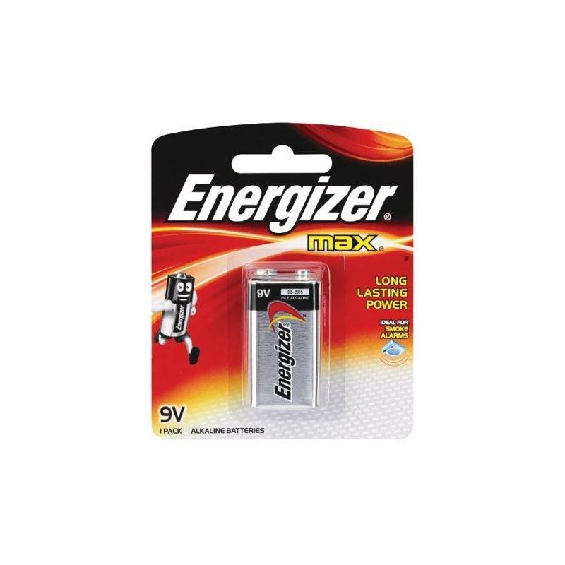 Energizer Max 9V Alkaline Battery