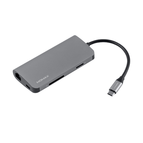 MOMAX One Link 8in1 USB-C Hubs (Space Grey) #DHC6E