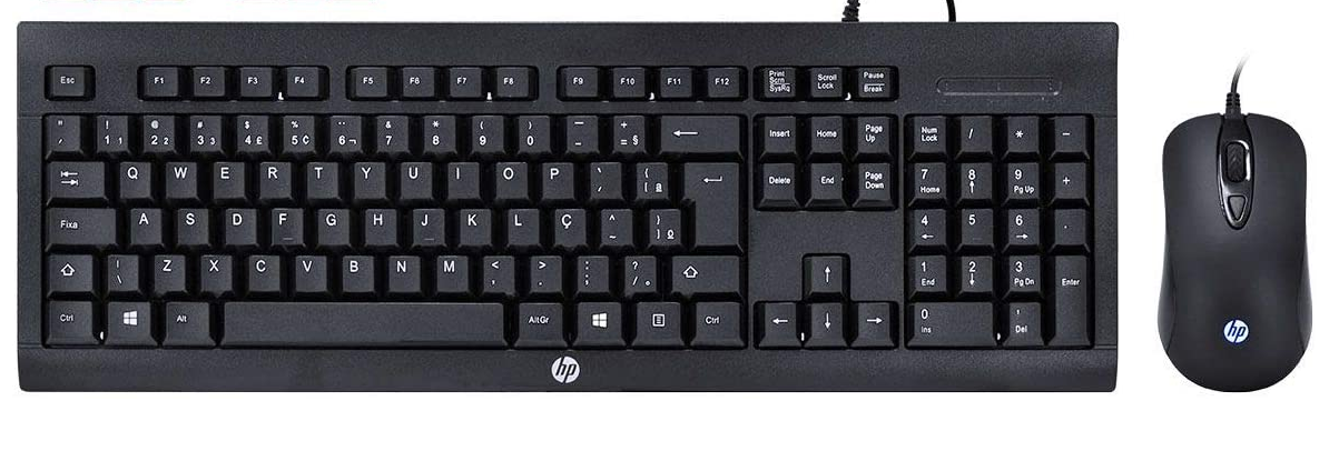 HP KM100 Chinese Desktop Corded Keyboard and Mouse Combo
