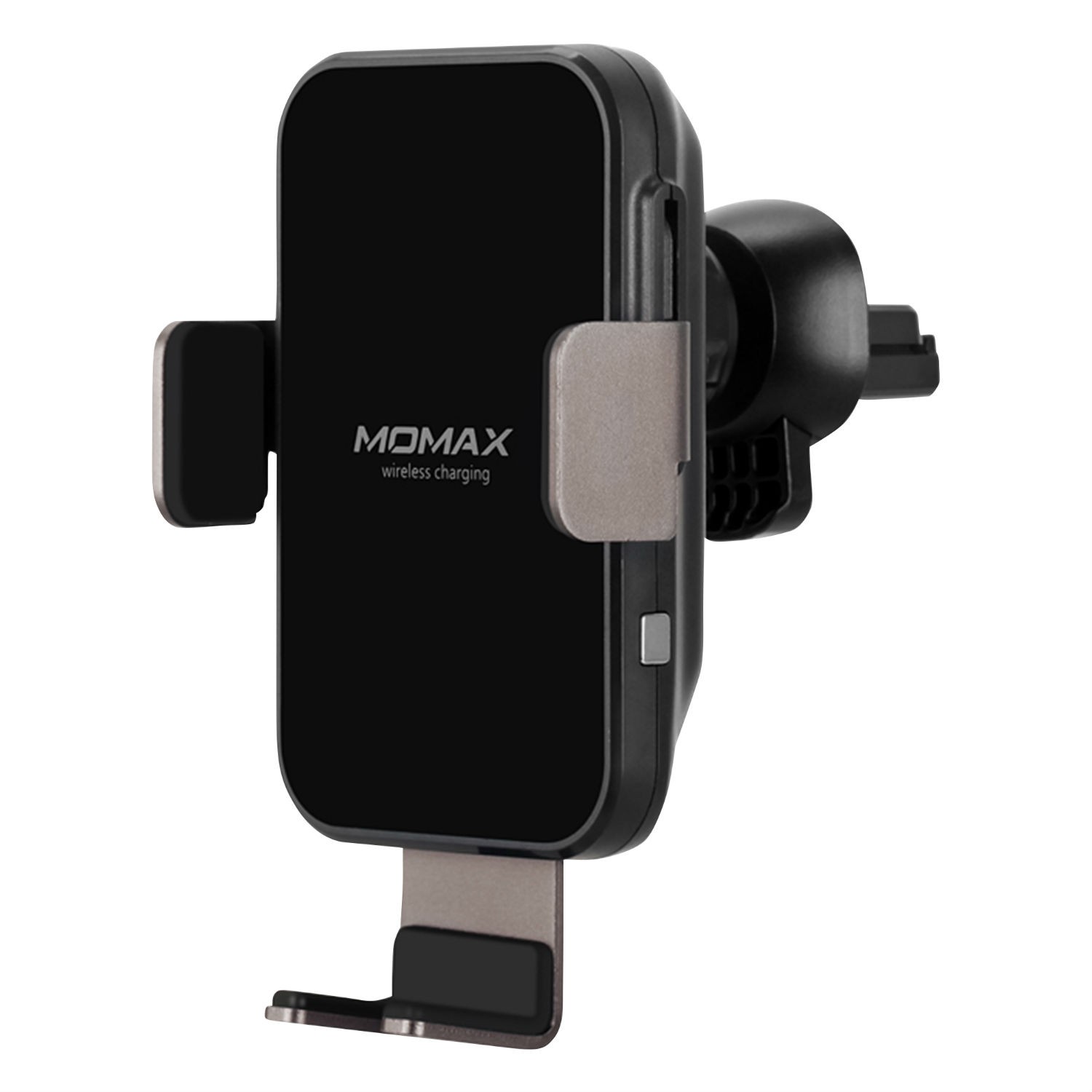 MOMAX Q.Mount Smart 2 Cordless IR  Auto-Clamp CarMount Charger (Qi Smartphone, QC3.0, 15W, 2port, Black)