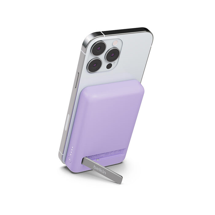Belkin BoostCharge Magnetic 5000mAh Mobile Rechargeable Battery 1port Purple #BPD004qcPU