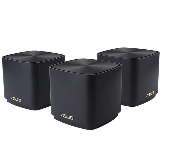 Asus ZenWifi Mini XD4 AX1800 Mesh Wi-Fi 6 Dual-Band Wireless Router Tri-Pack (Black)