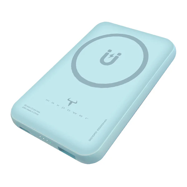 2theMax QQ110PD PD3.0 10000mAh Power Bank w/15W Wireless Charger 2port Blue #QQ110PD-Blue