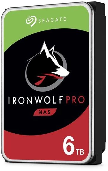 Seagate ironWolf Pro 6Tb 3.5" NAS Hard Disk (256Mb 7200rpm SATA3) #sT6000NE000