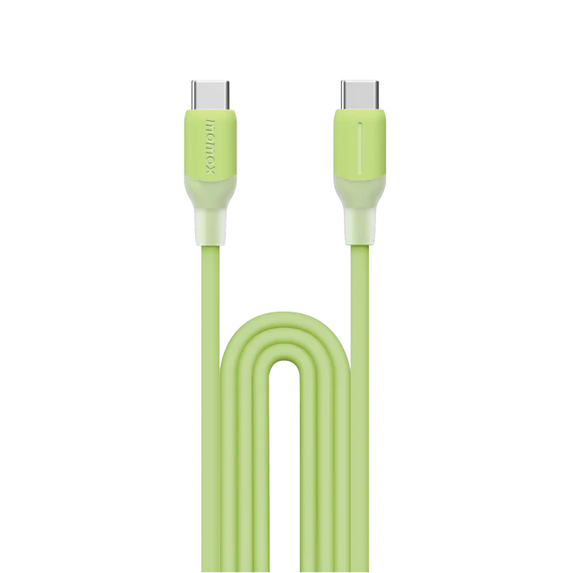 MOMAX 1-Link Flow CC X 4ft/1.2metre Type-C to Type-C Usb Cable PD 60W (Green) #DC23G