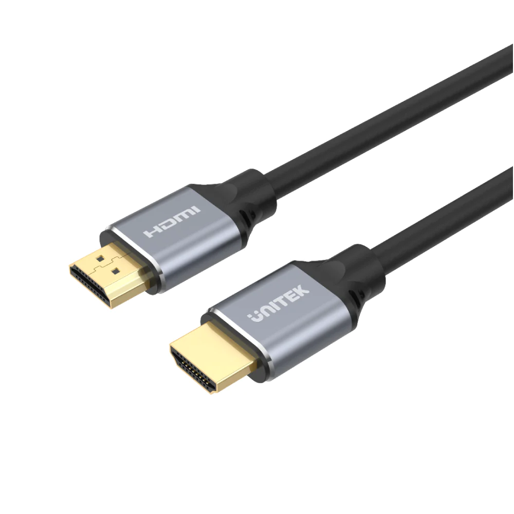 Unitek 8K 2米超高速 CNC鋁合金 HDMI 影音線 (黑色) #C138w
