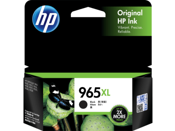 HP 965XL High Yield Black Ink Cartridge #3JA84AA