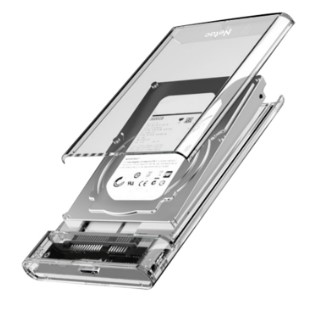 Netac WH11 2.5" SATA Ext.Case - Usb-C (Black) #NT07WH11-30CC / NT07wH11-30AC