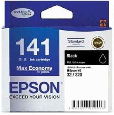 Epson 141 黑色原廠墨水盒 #T141183