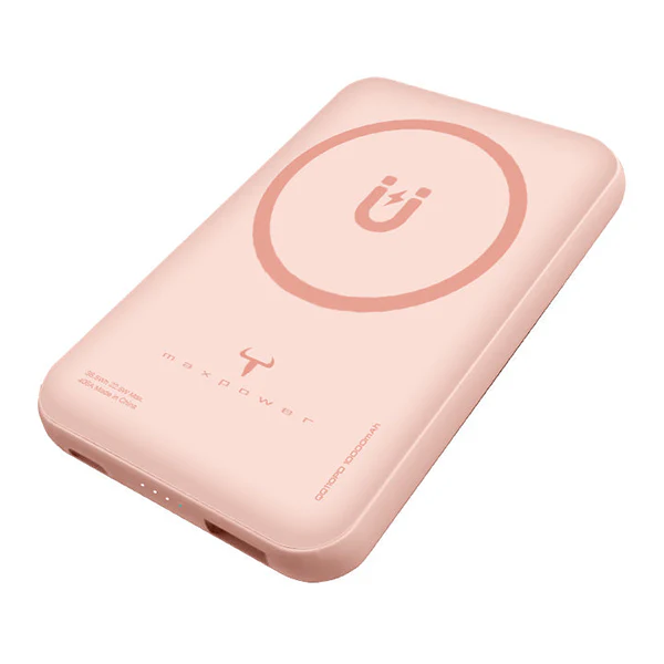 2theMax QQ110PD PD3.0 10000mAh Power Bank w/15W Wireless Charger 2port Pink #QQ110PD-Pink