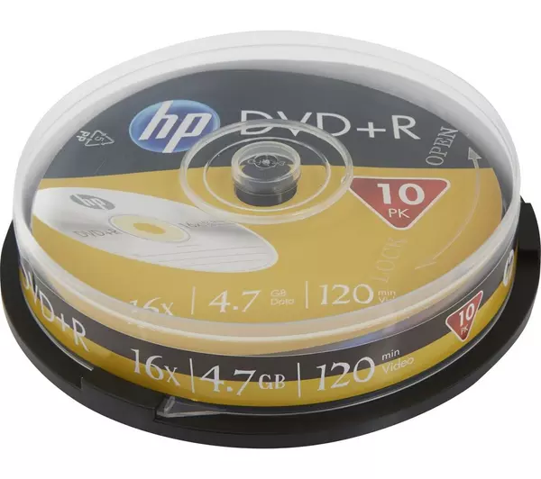 HP 4.7Gb DVD+R Disc -10pc/pack #DRA00071